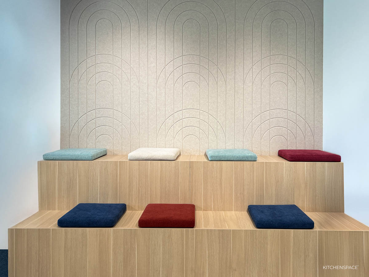 Modern Wood Tone Office Pantry